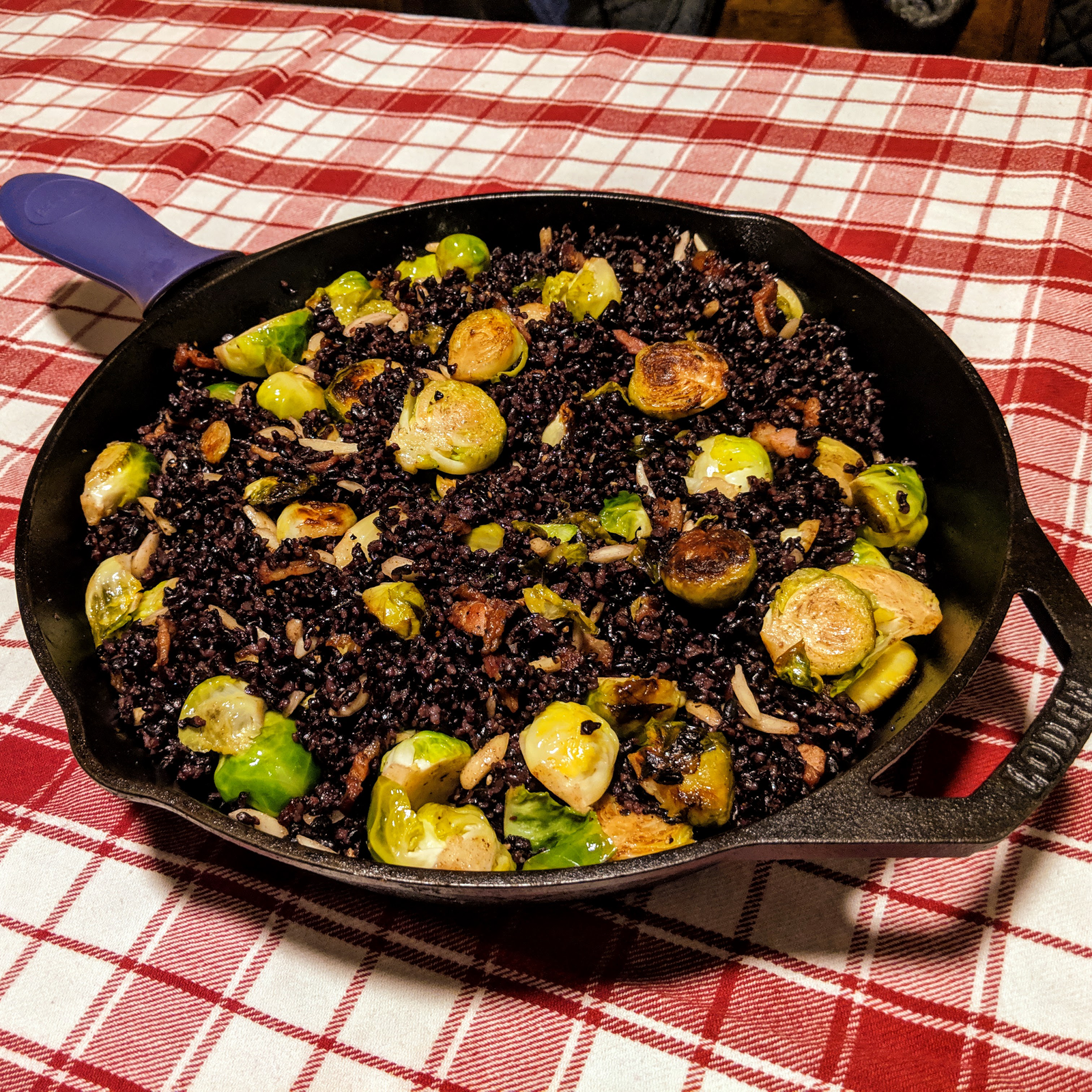 Bacon Sprout Pilaf