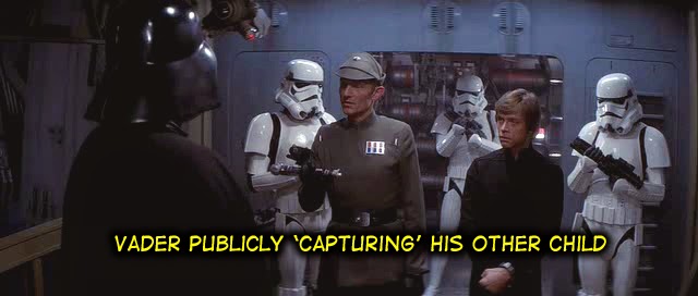 Vader publicly 'capturing' his other child