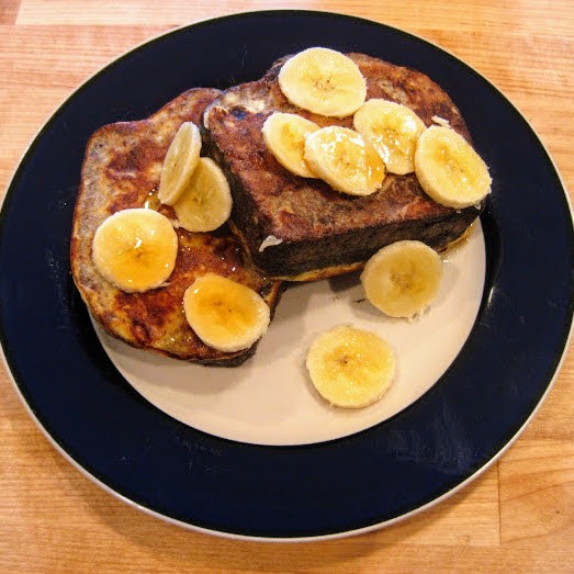 Banana bread french toast