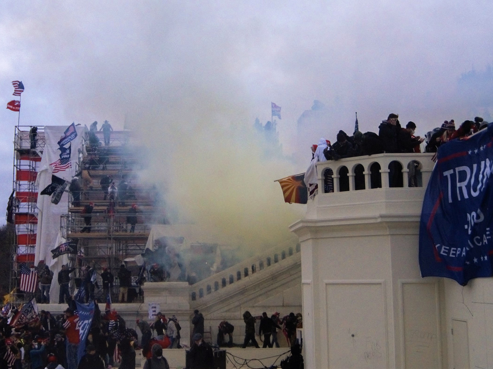 Trump supporters rioting on January 6th